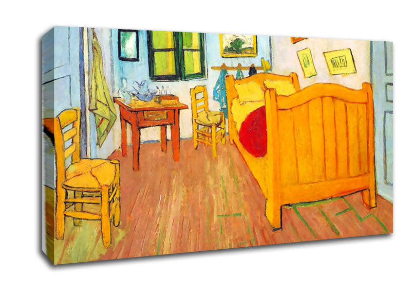 Picture of Van Gogh The Bedroom In Arles. Saint-Remy Wide Canvas Wall Art