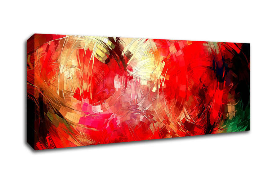 Picture of Abstract Swirl Design Panoramic Canvas Wall Art