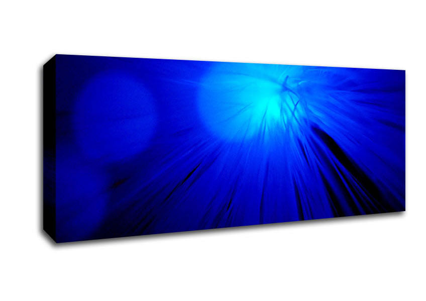 Picture of Blue Spot Lights Panoramic Canvas Wall Art