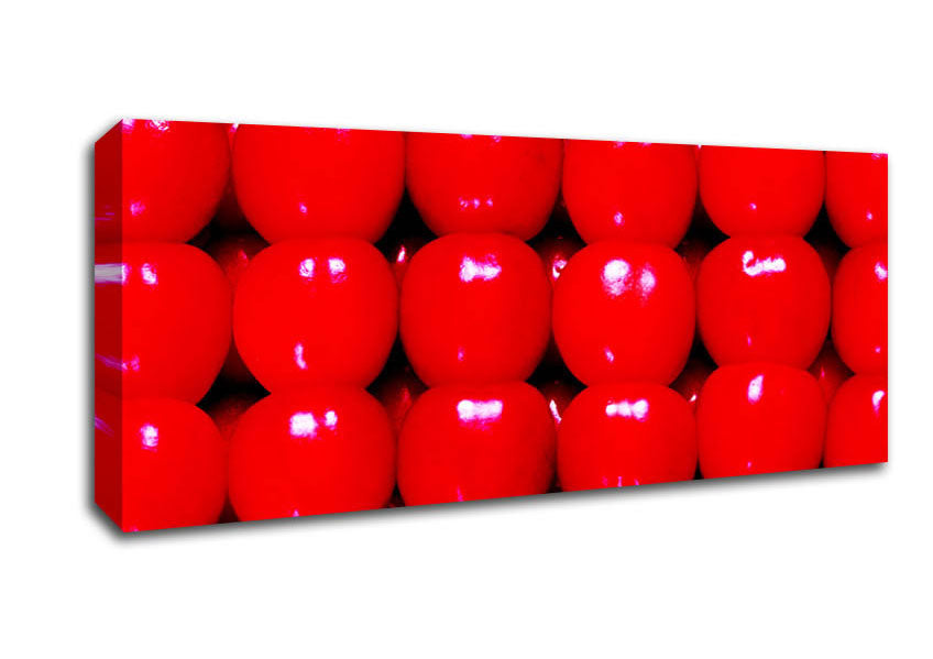 Picture of Candy Apple Panoramic Canvas Wall Art