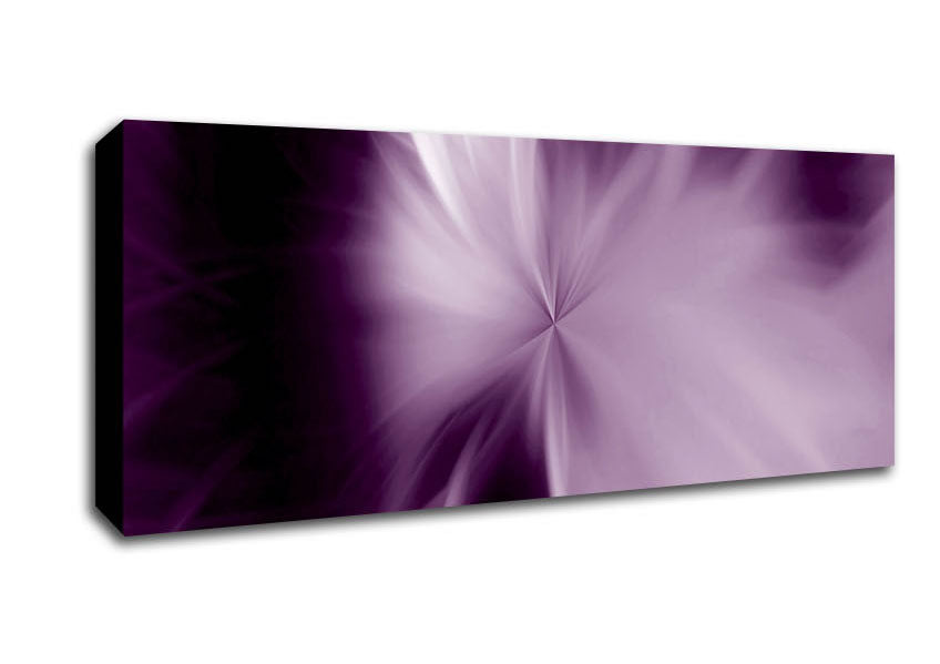 Picture of Celestial Core Purple Panoramic Canvas Wall Art