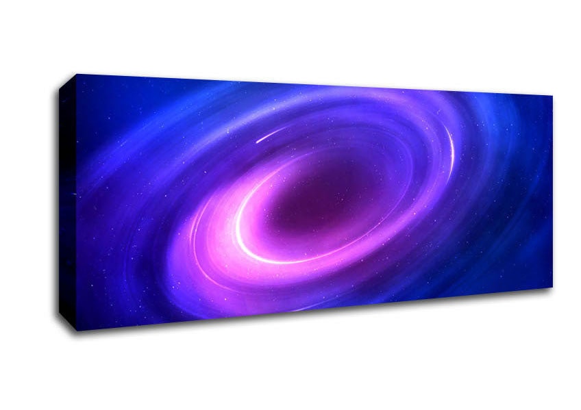 Picture of Space Vortex Panoramic Canvas Wall Art