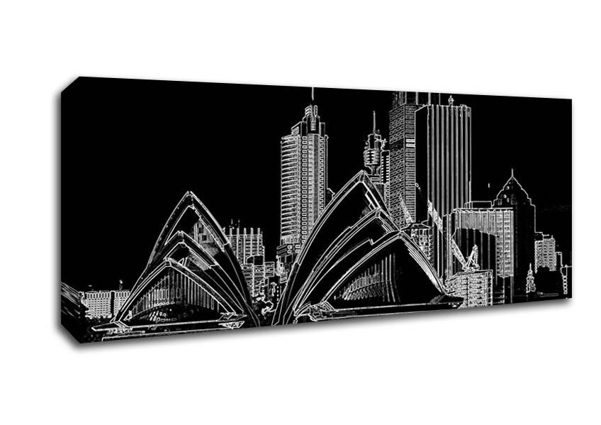 Picture of Australia Sydney Opera House Panoramic Canvas Wall Art