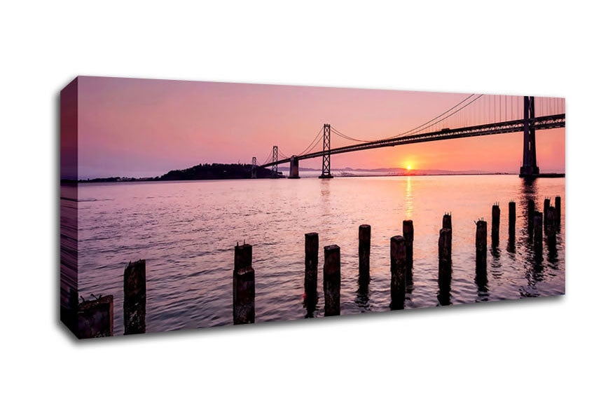 Picture of Calm Morning Panoramic Canvas Wall Art