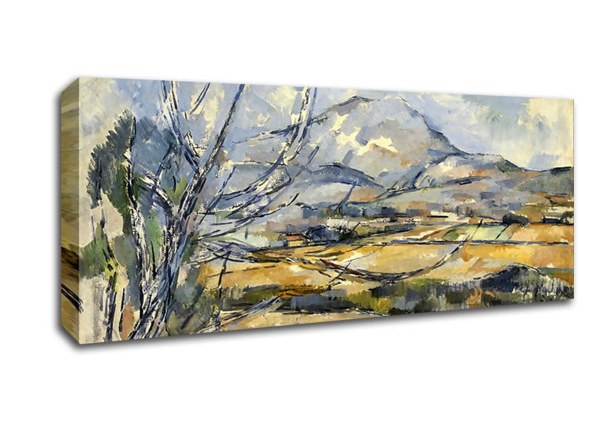 Picture of Cezanne Montagne Sainte-Victoire Panoramic Canvas Wall Art