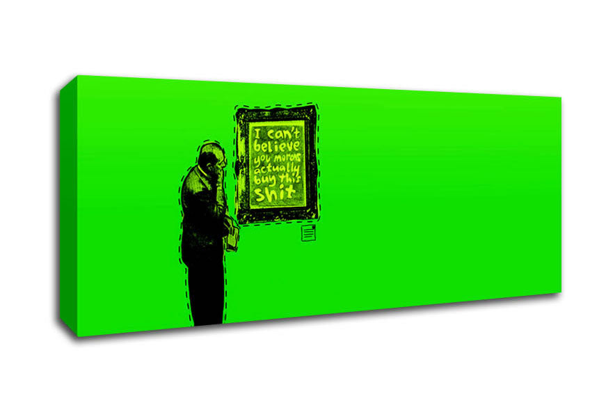 Picture of Art Auction Green Panoramic Canvas Wall Art