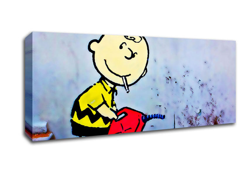 Picture of Bad Boy Charlie Panoramic Canvas Wall Art