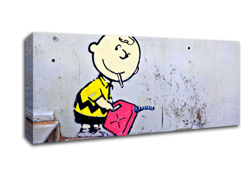 Picture of Charlie Brown Panoramic Canvas Wall Art