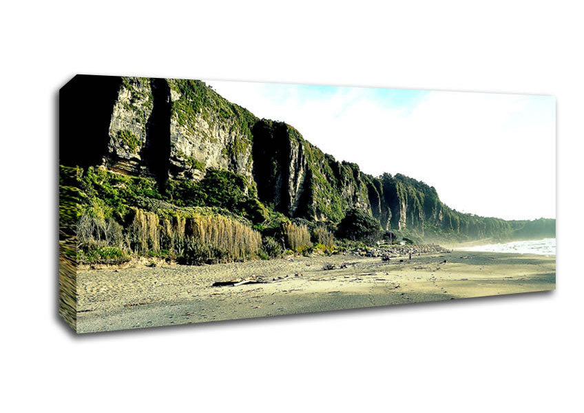 Picture of Beautiful Beaches In New Zealand Panoramic Canvas Wall Art