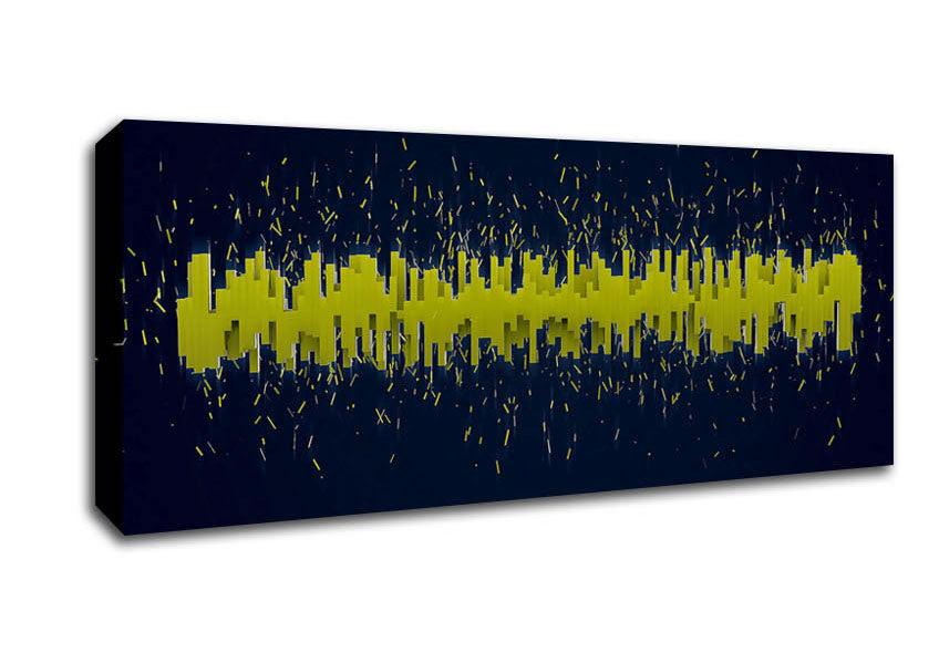 Picture of Equalizer Panoramic Canvas Wall Art