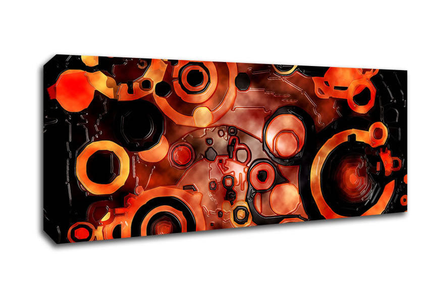 Picture of Lava Panoramic Canvas Wall Art