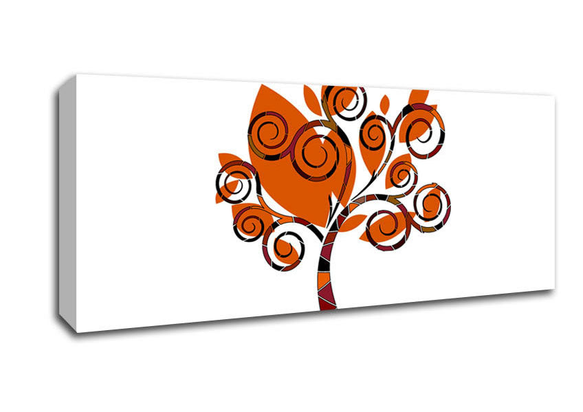 Picture of Orange Tree Panoramic Canvas Wall Art