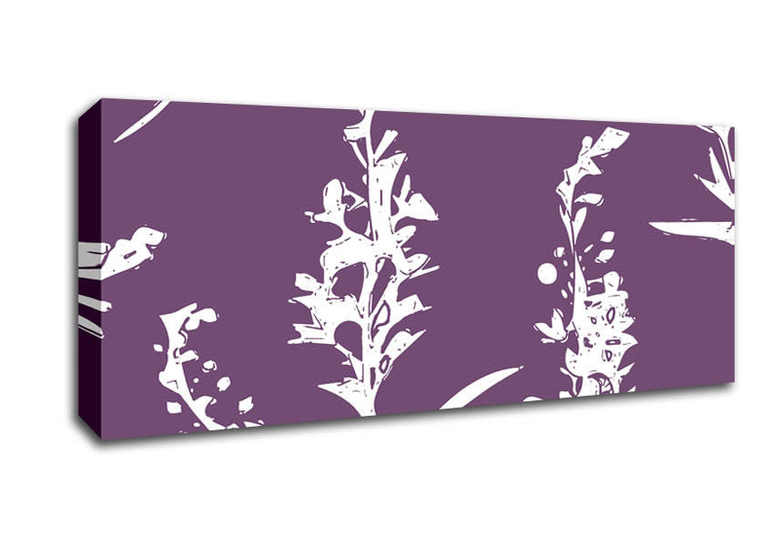 Picture of Freshness Of Beauty Lilac Panoramic Canvas Wall Art