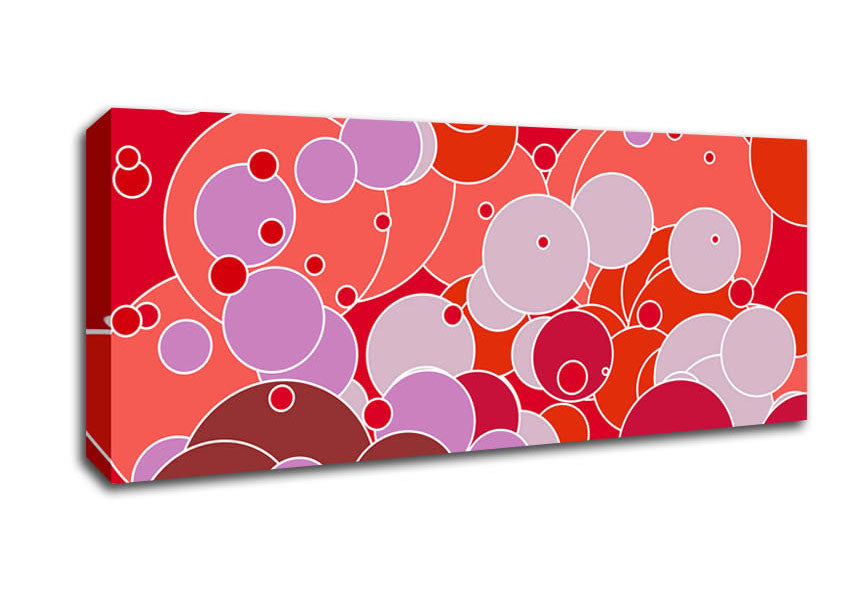 Picture of Bubble Fizz Panoramic Canvas Wall Art