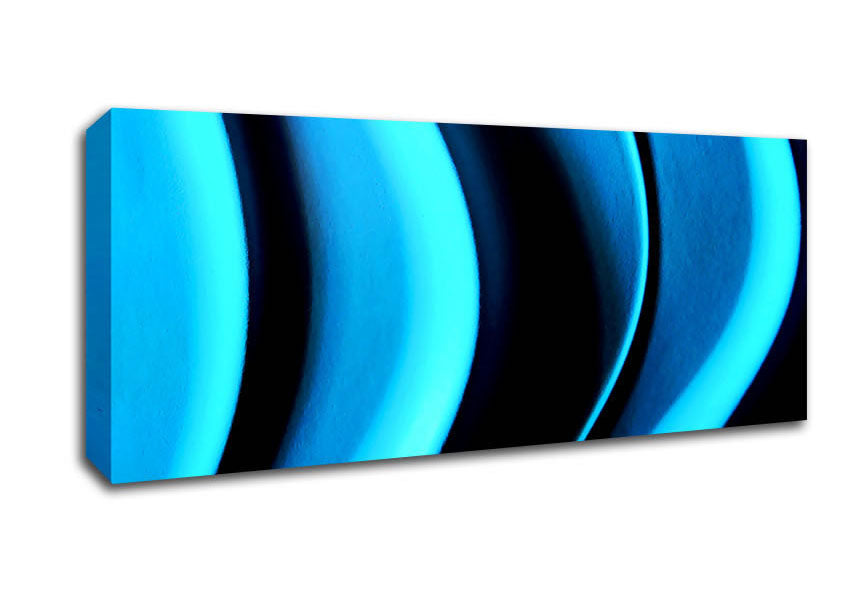 Picture of Depths Of Blue Panoramic Canvas Wall Art