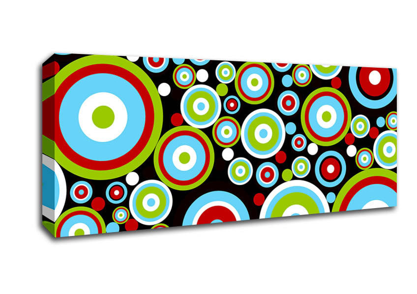 Picture of The Trance Of Colour Panoramic Canvas Wall Art