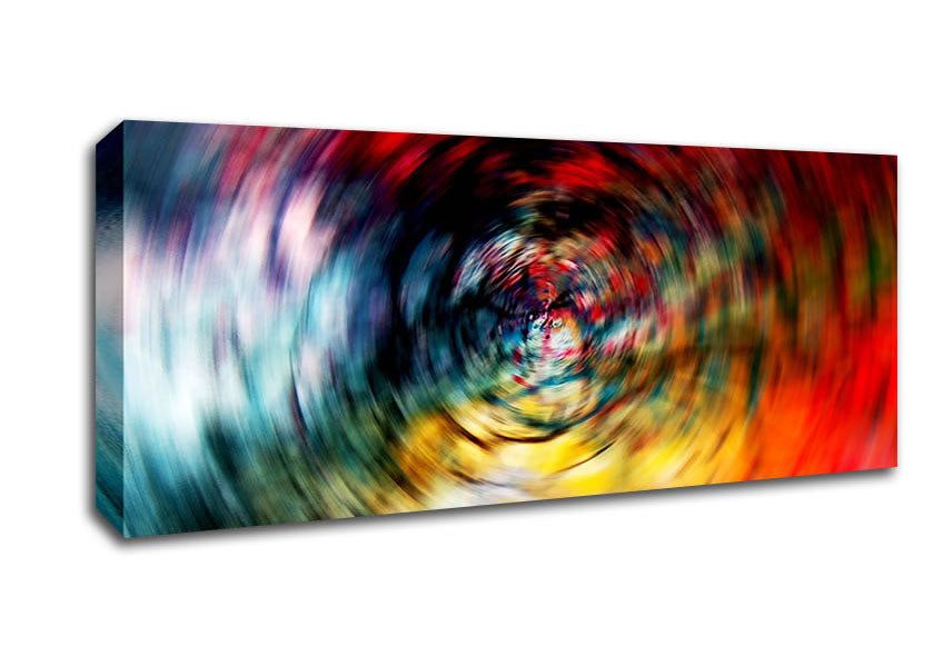 Picture of Rainbow Time Warp Panoramic Canvas Wall Art