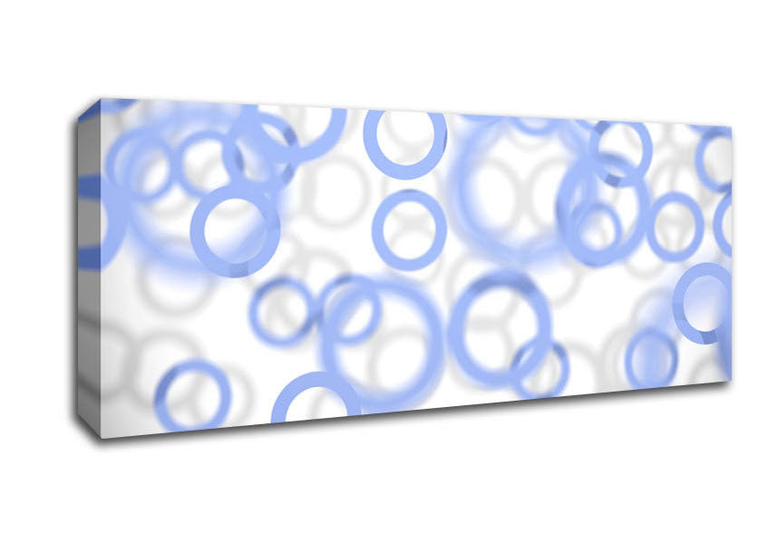 Picture of Ice Bubbles Panoramic Canvas Wall Art