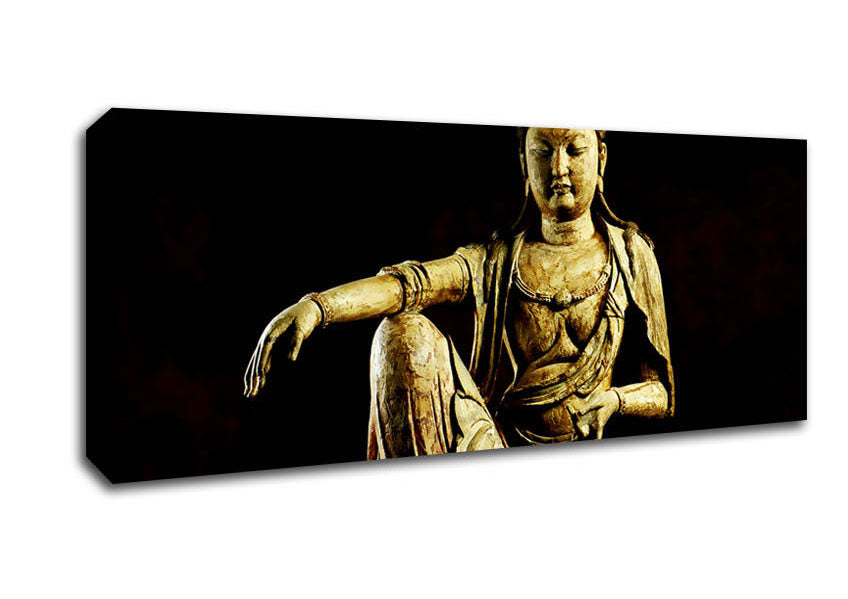 Picture of Calming Buddha Panoramic Canvas Wall Art