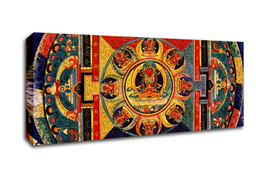 Picture of Amitayus Panoramic Canvas Wall Art