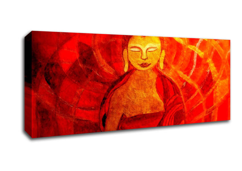 Picture of Buddha Beautiful Buddhism Panoramic Canvas Wall Art