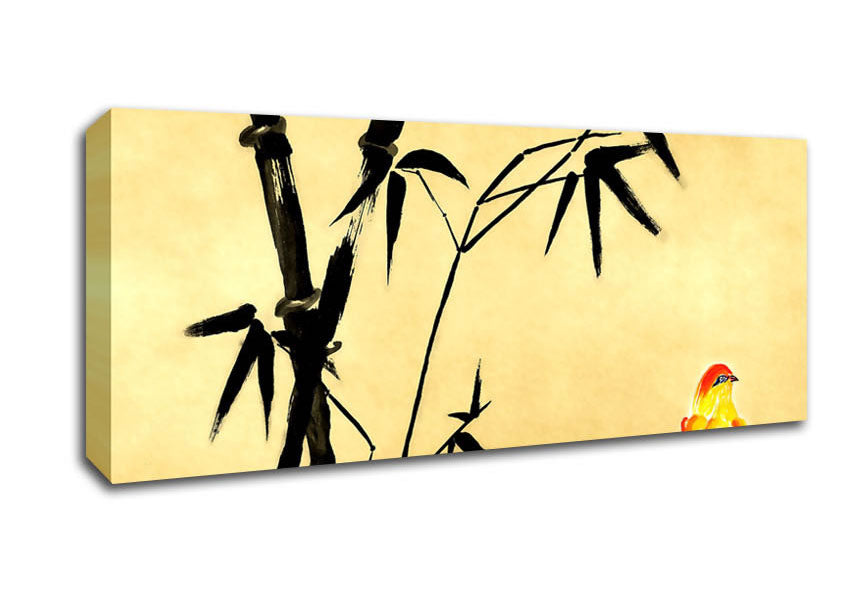 Picture of Chinese Bird Painting Panoramic Canvas Wall Art