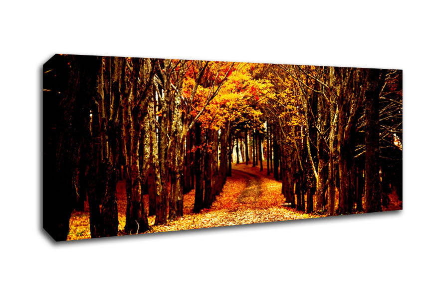 Picture of Late Autumn Panoramic Canvas Wall Art