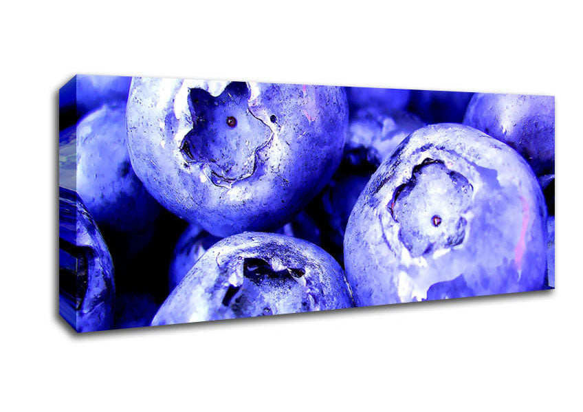 Picture of Blueberry Panoramic Canvas Wall Art