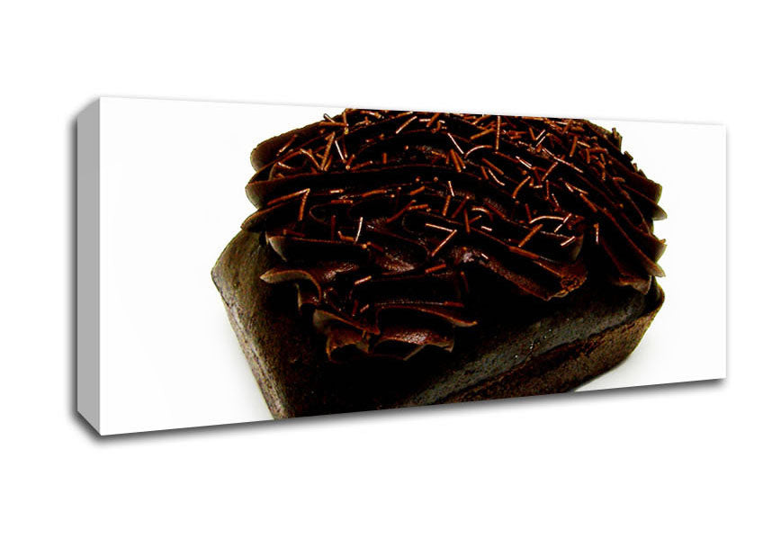 Picture of Chocolate Cake Heaven Panoramic Canvas Wall Art