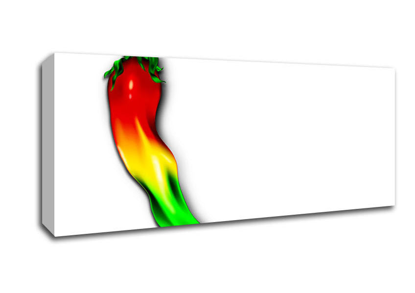 Picture of Chilli Pepper Panoramic Canvas Wall Art