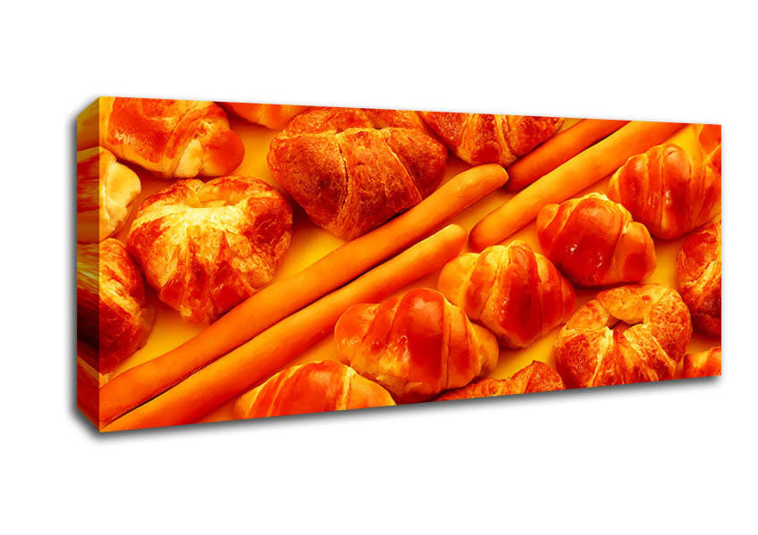 Picture of Bakery Selection Panoramic Canvas Wall Art