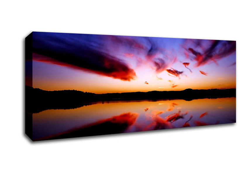 Picture of Mystical Lake Panoramic Canvas Wall Art