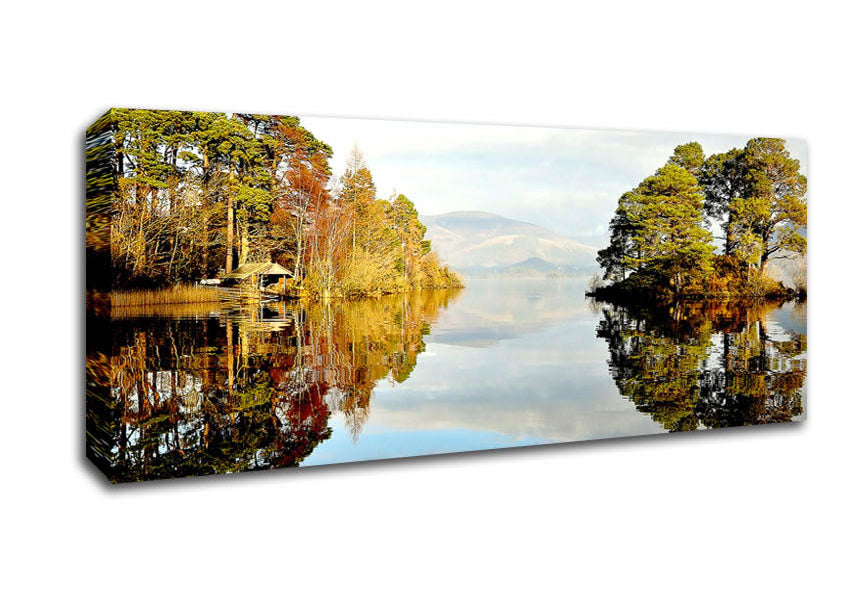 Picture of River Island Panoramic Canvas Wall Art