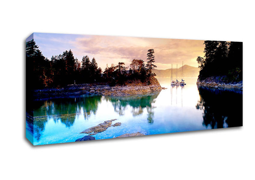 Picture of Curme Islands Panoramic Canvas Wall Art