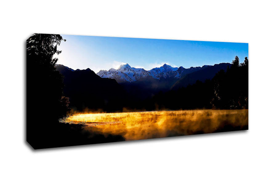 Picture of Reflections Of The Sky Panoramic Canvas Wall Art