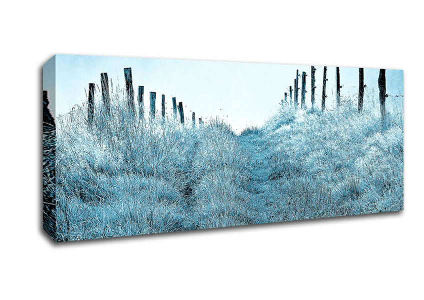 Picture of Winter Morning Mist Panoramic Canvas Wall Art