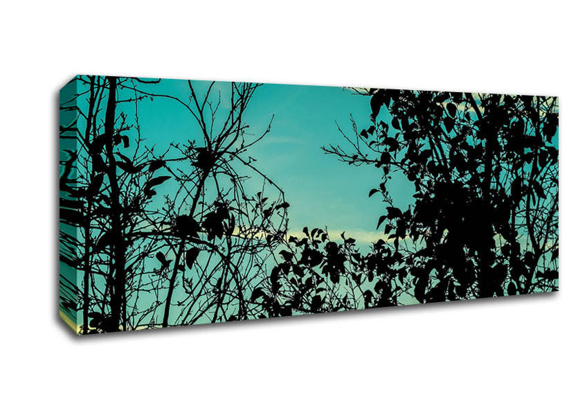 Picture of Sunset Time Panoramic Canvas Wall Art