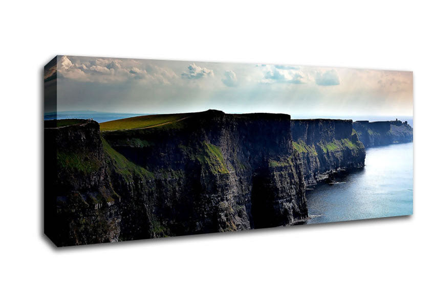 Picture of English Coast Panoramic Canvas Wall Art