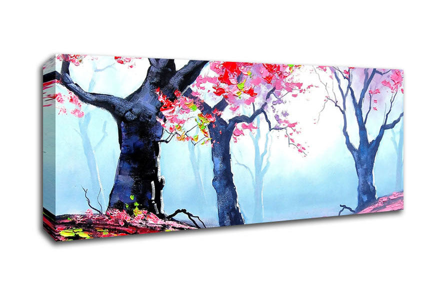 Picture of Spring Painting Panoramic Canvas Wall Art