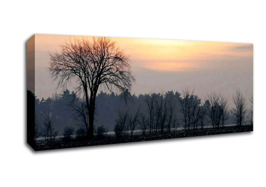 Picture of Yorkshire Dales Winter Panoramic Canvas Wall Art