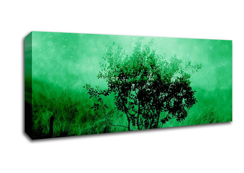 Picture of Emerald Tree Panoramic Canvas Wall Art