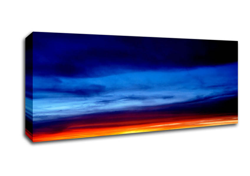 Picture of Sunrise At Dawn Panoramic Canvas Wall Art