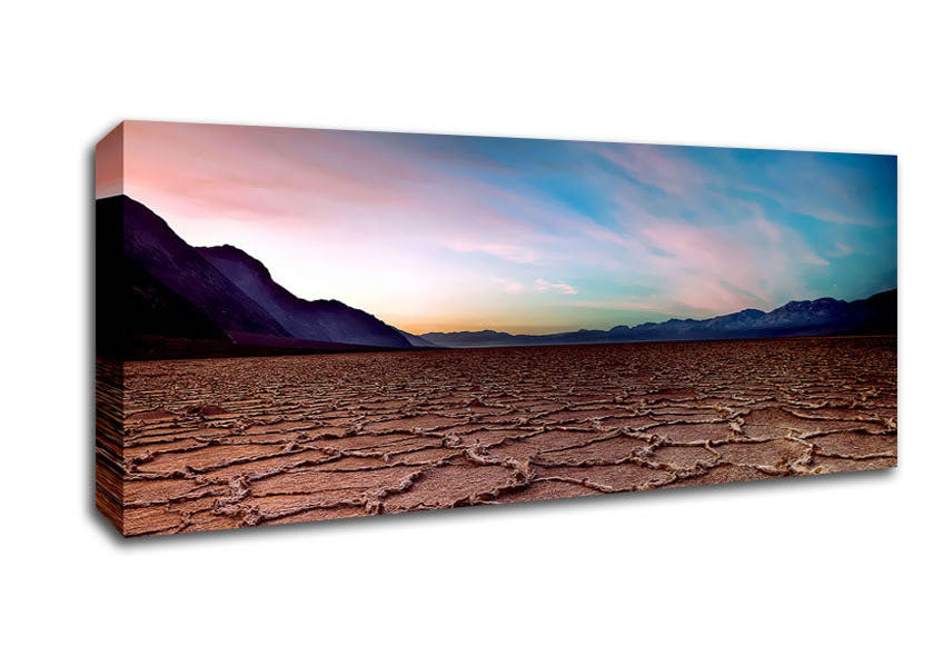 Picture of Desert Patterns Panoramic Canvas Wall Art