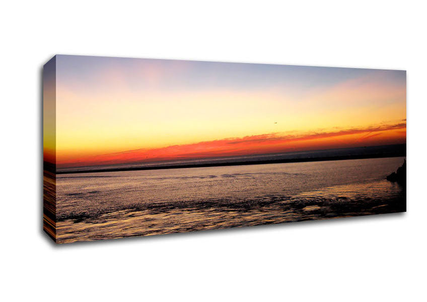 Picture of Oceans Skyline Panoramic Canvas Wall Art