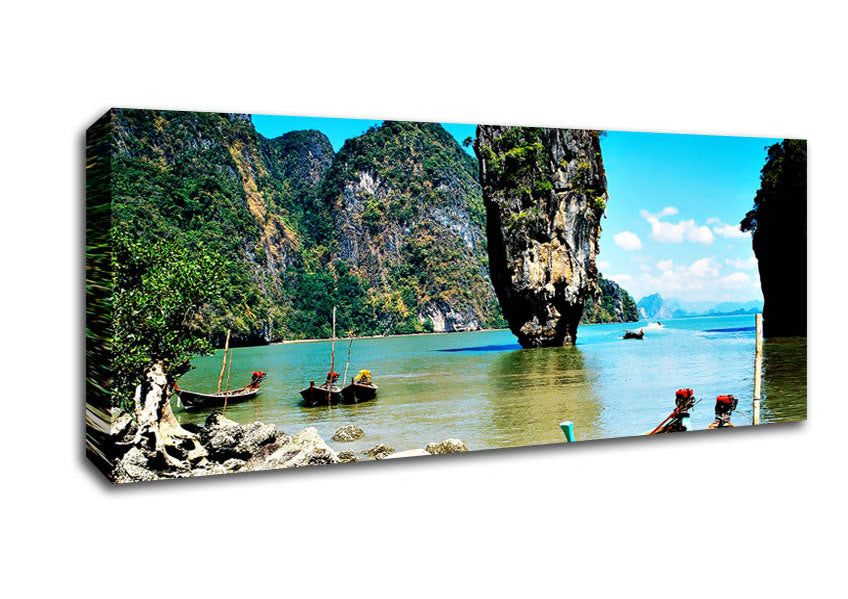 Picture of Paradise Cove Panoramic Canvas Wall Art