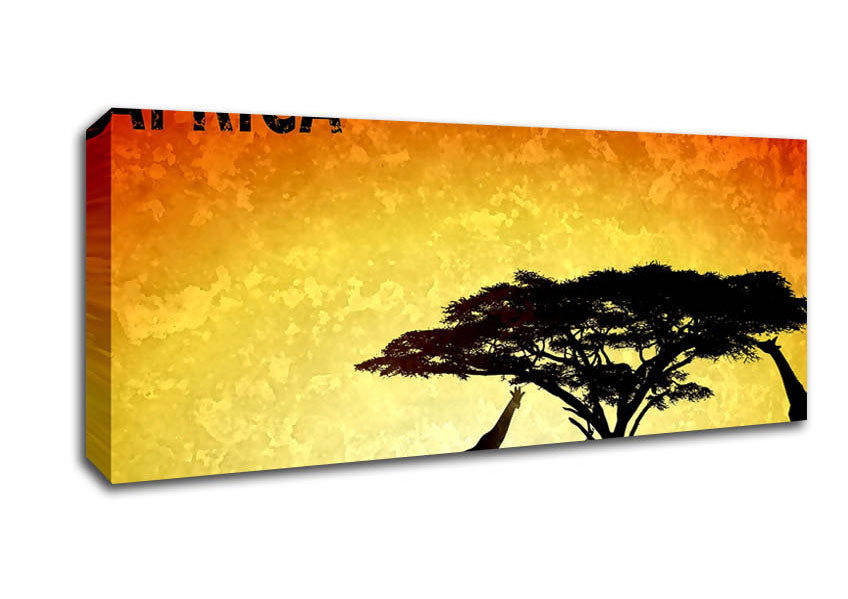 Picture of Africa Panoramic Canvas Wall Art