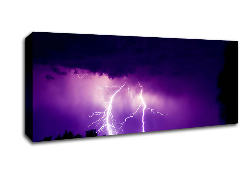 Picture of Amethyst Panoramic Canvas Wall Art