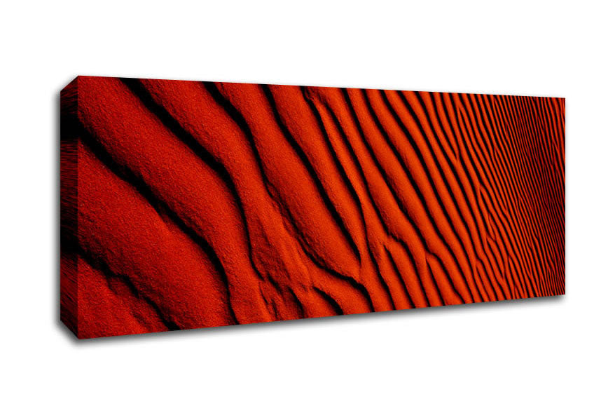 Picture of Burnt Orange Desert Sands Panoramic Canvas Wall Art