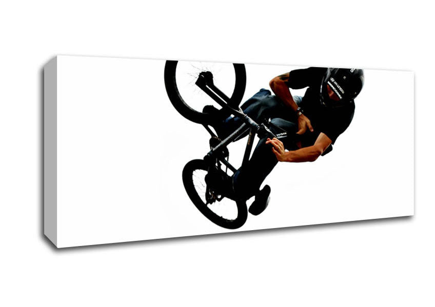 Picture of Bmx 180 Twist Panoramic Canvas Wall Art