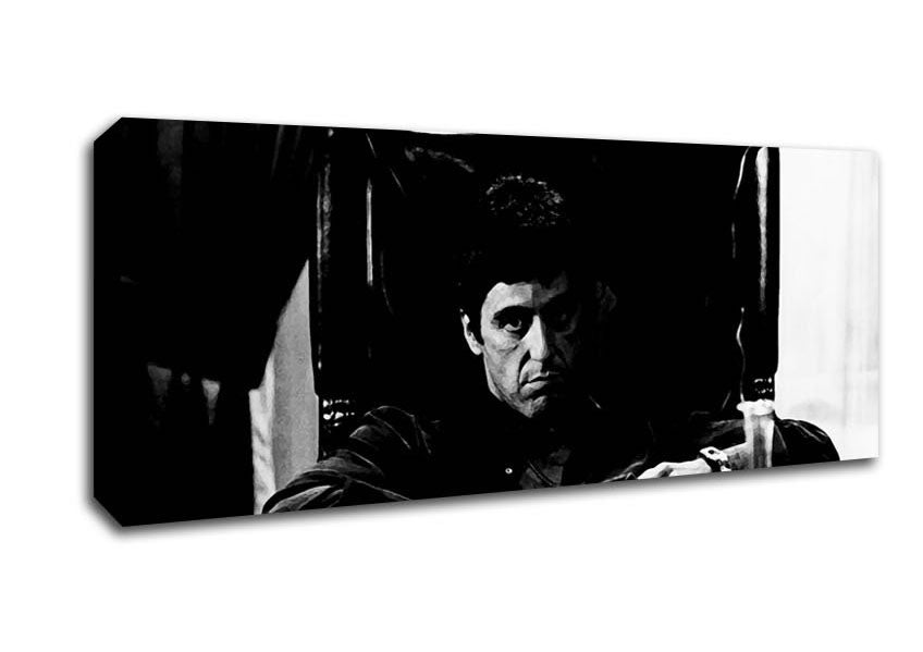 Picture of Al Pacino The Godfather Panoramic Canvas Wall Art